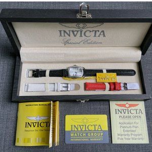 Invicta Watch Lupah Lady 20524 - Special Edition Leather 3-Band Set (Brand New!)